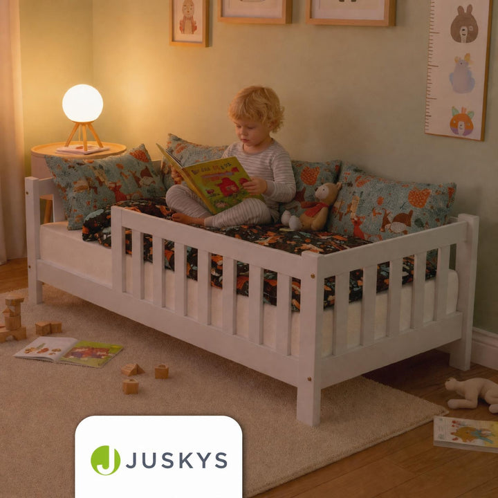 Kinderbed Naya 80x160 cm – vloerbed met uitvalbeveiliging