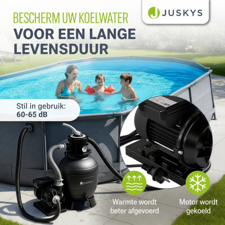 Zandfiltersysteem voor zwembaden tot 47m³