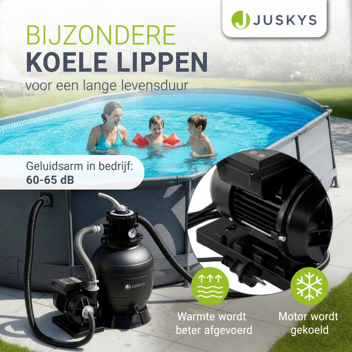 Zandfiltersysteem voor zwembaden tot 47m³