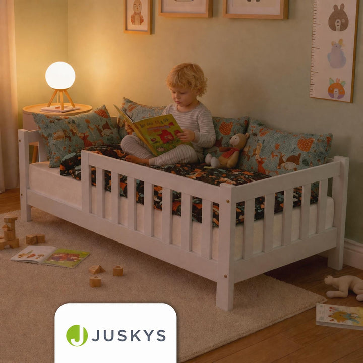 Kinderbed Naya 80x160 cm – vloerbed met uitvalbeveiliging