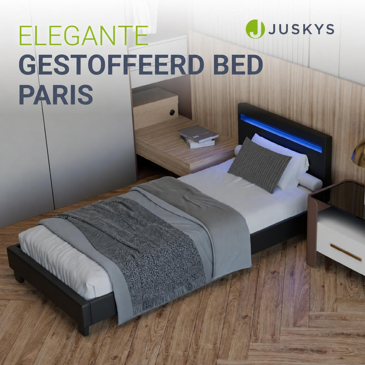 Gestoffeerd bed Paris