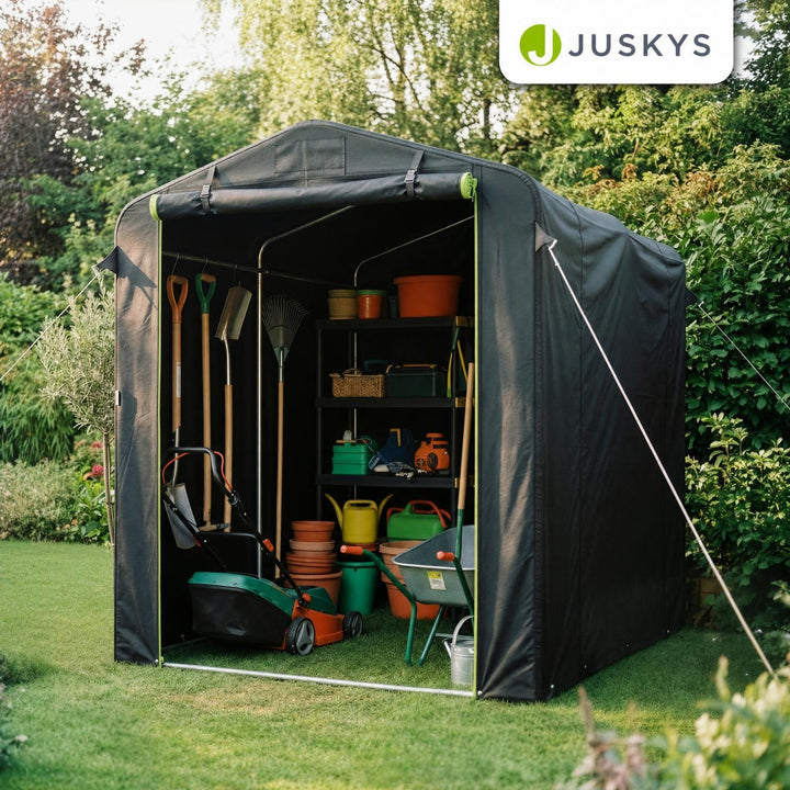 Opbergtent voor fietsen en tuingereedschap – maat S of M