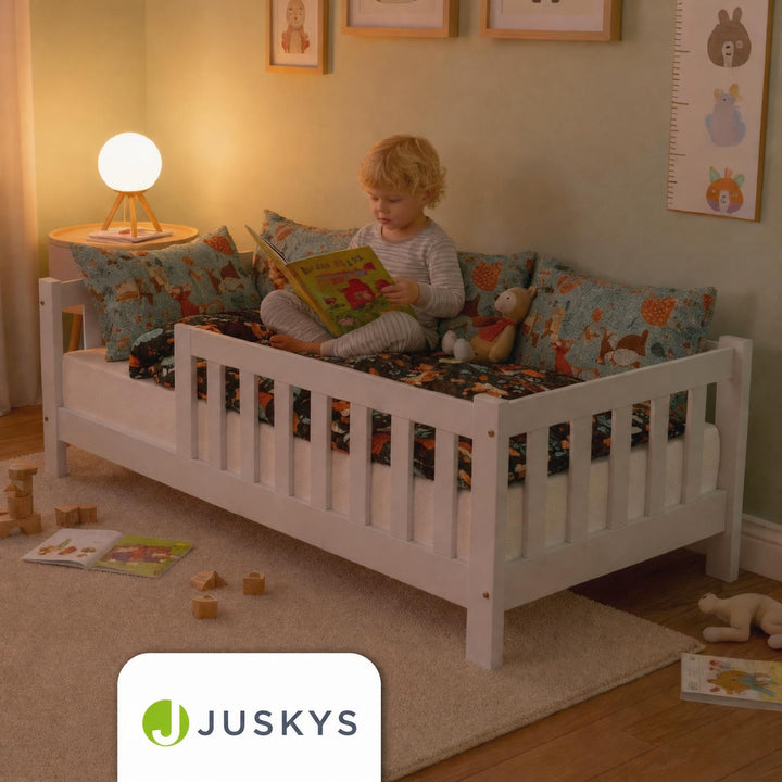 Kinderbed Naya 80x160 cm – vloerbed met uitvalbeveiliging