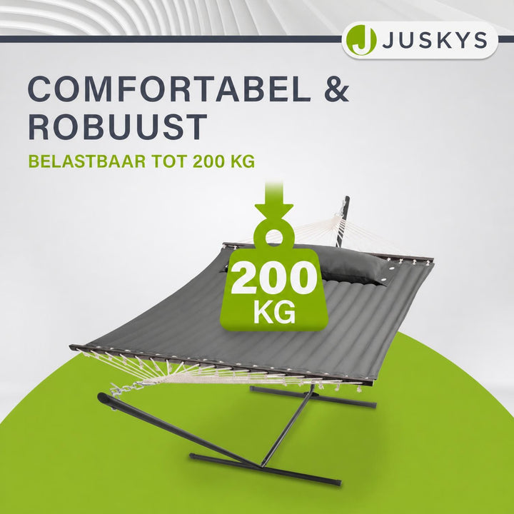 Hangmat Cata met standaard – 2 personen, inclusief kussen