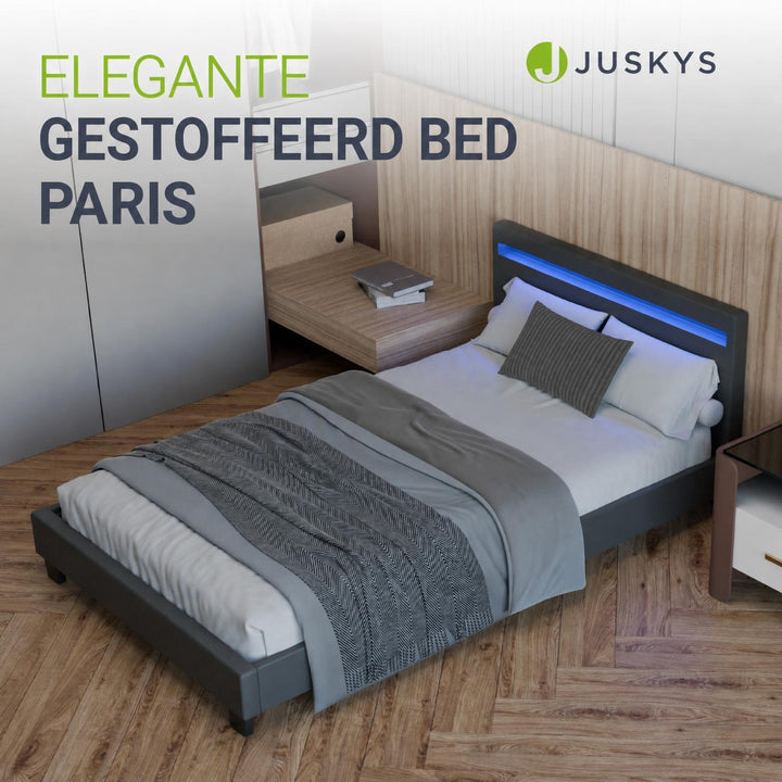 Gestoffeerd bed Paris