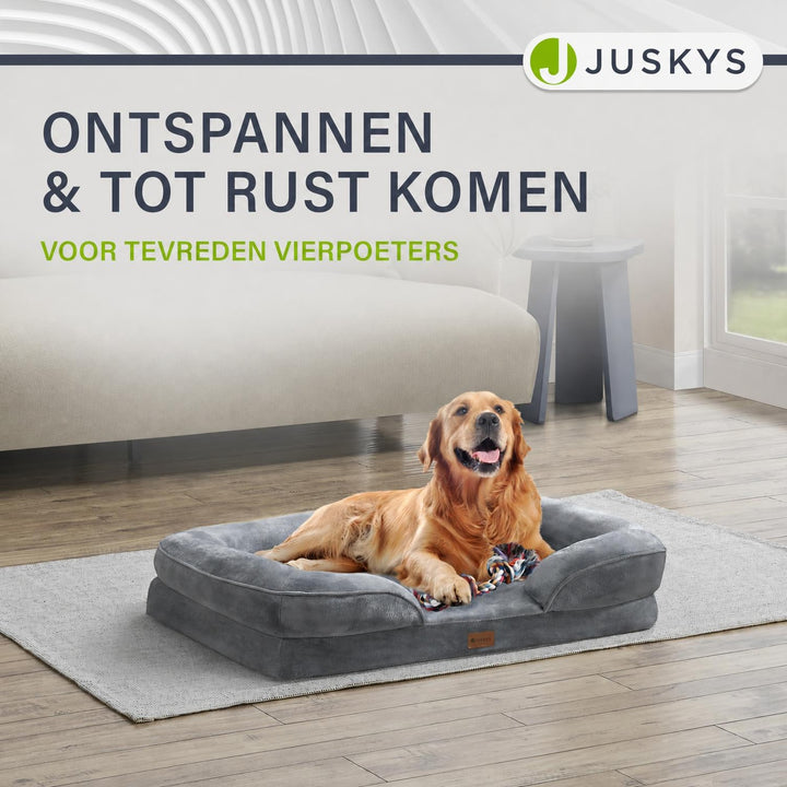 Hondenmand Sheena M 72x60 cm – met zijkussens, tot 22 kg