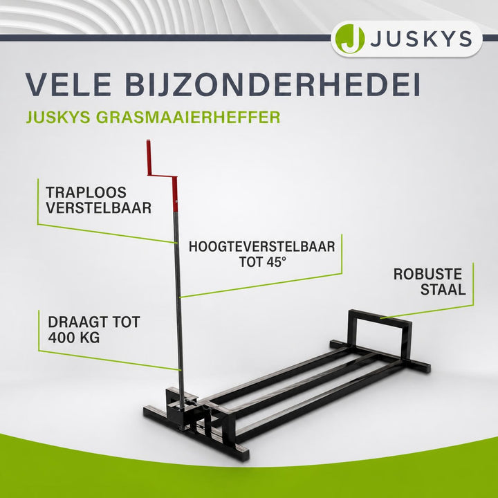 Zitmaaierkrik tot 400 kg – voor zitmaaiers, quads en tractoren
