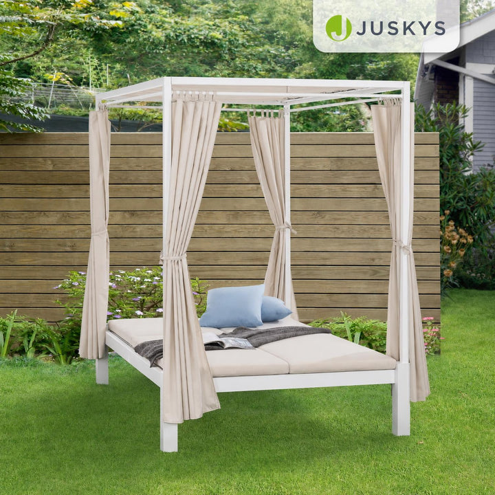 Dubbel loungebed Kreta – 2 personen, 140x200 cm, met dak