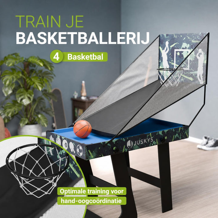 Speeltafel Ballzauber 5-in-1 – biljart, tafeltennis en meer