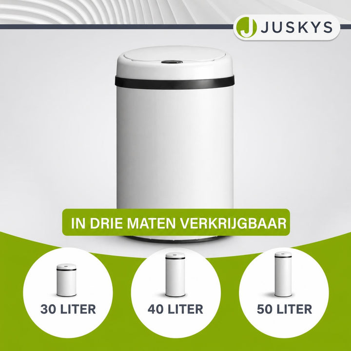 Ronde sensor prullenbak – automatisch deksel voor de keuken