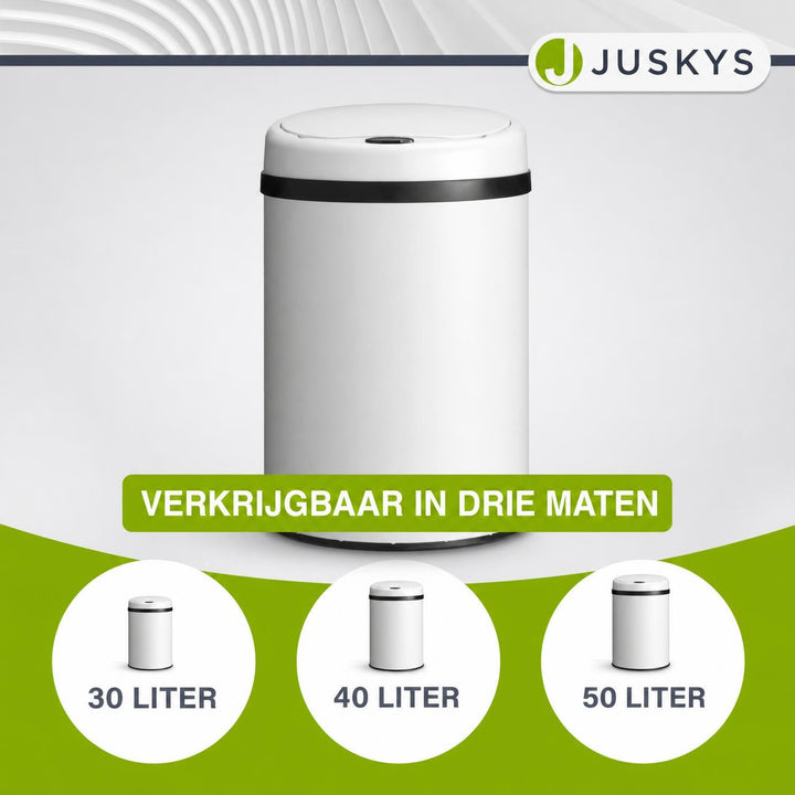 Ronde sensor prullenbak – automatisch deksel voor de keuken