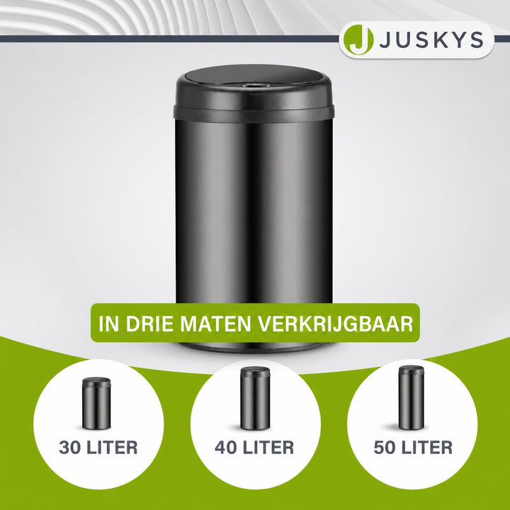 Ronde sensor prullenbak – automatisch deksel voor de keuken