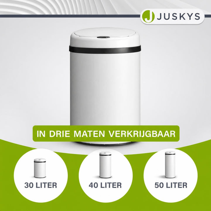 Ronde sensor prullenbak – automatisch deksel voor de keuken