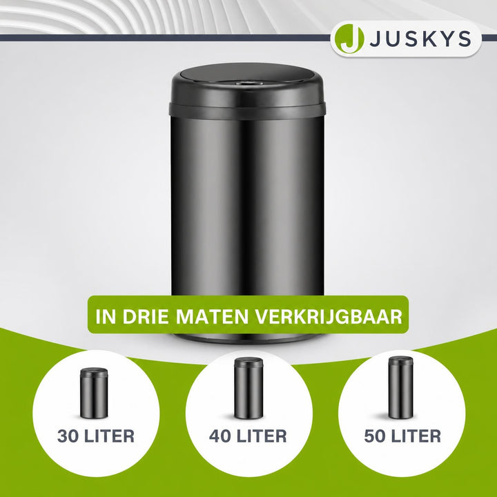 Ronde sensor prullenbak – automatisch deksel voor de keuken