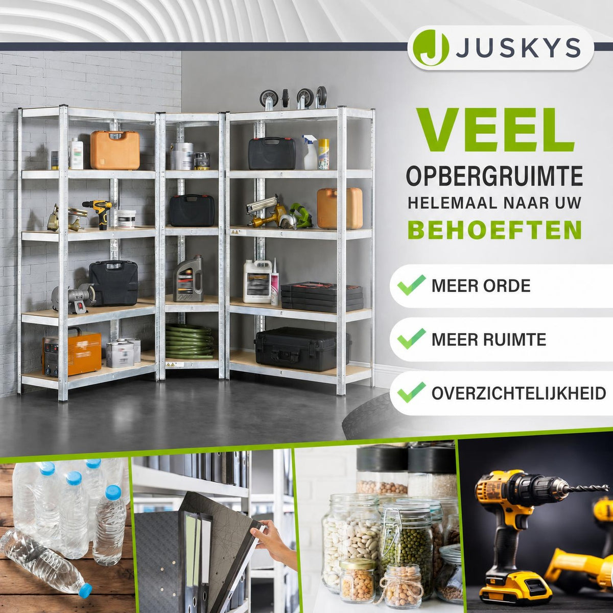 Stellingkast set van 3 Corner & Basic