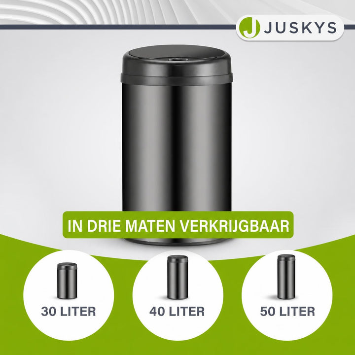 Ronde sensor prullenbak – automatisch deksel voor de keuken