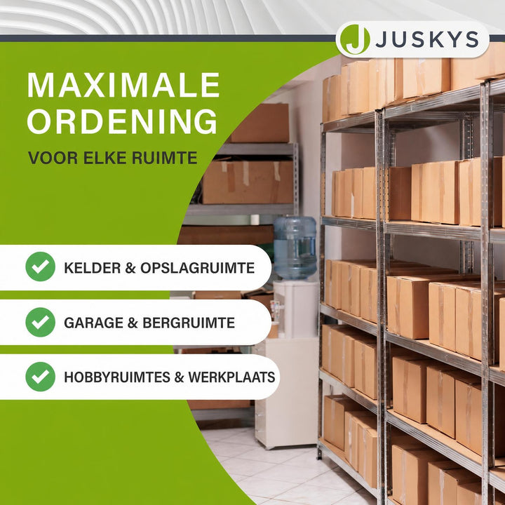 Metalen stellingkast set van 3 – Corner & 2x Easy, MDF-planken