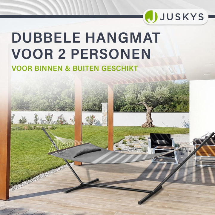 Hangmat Cata met standaard – 2 personen, inclusief kussen