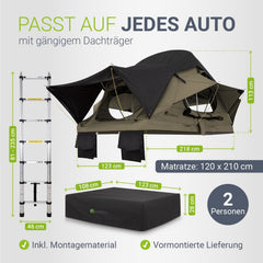 Daktent Lago für 2-3 mensen