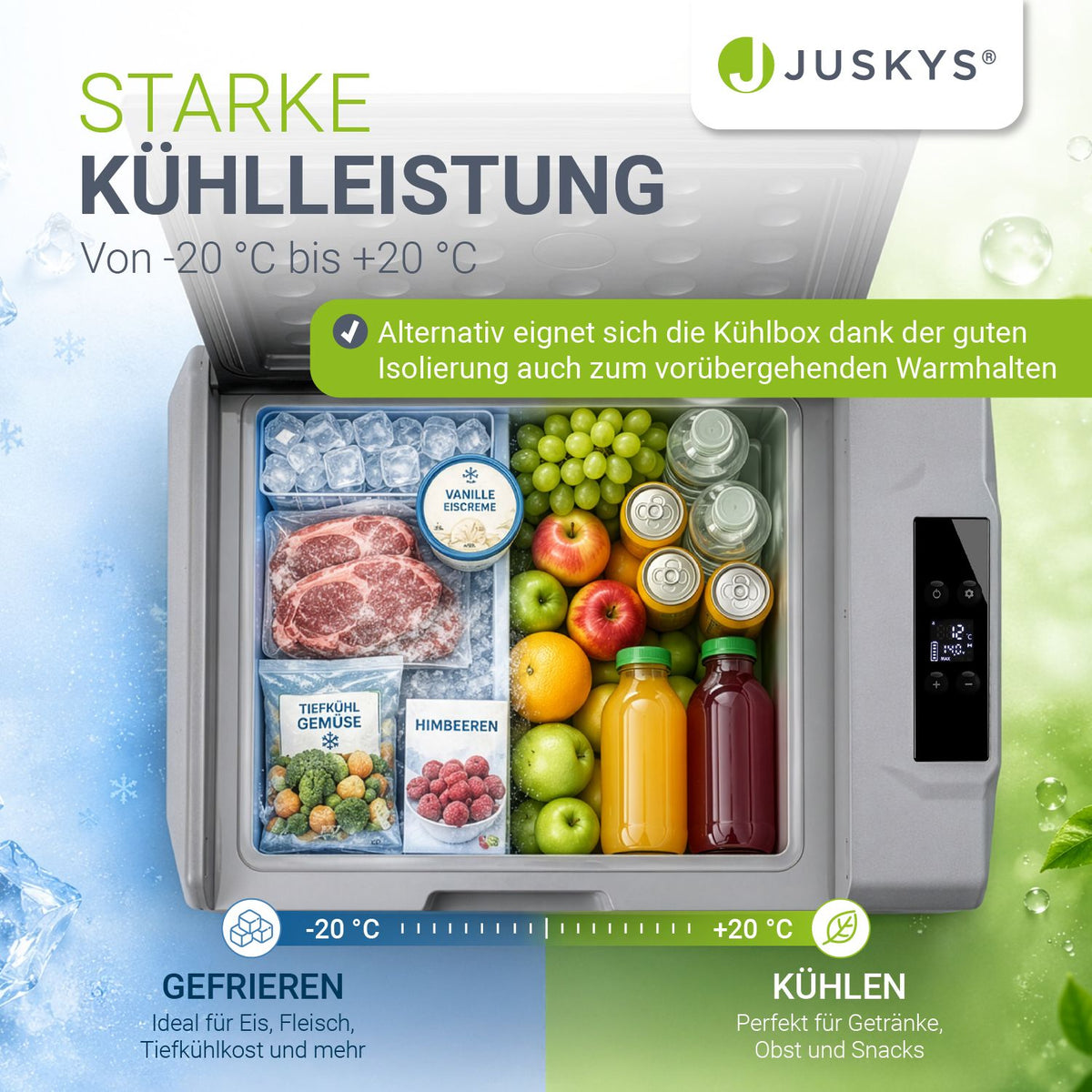 Compressorkoelbox Yukon 30l of 50l