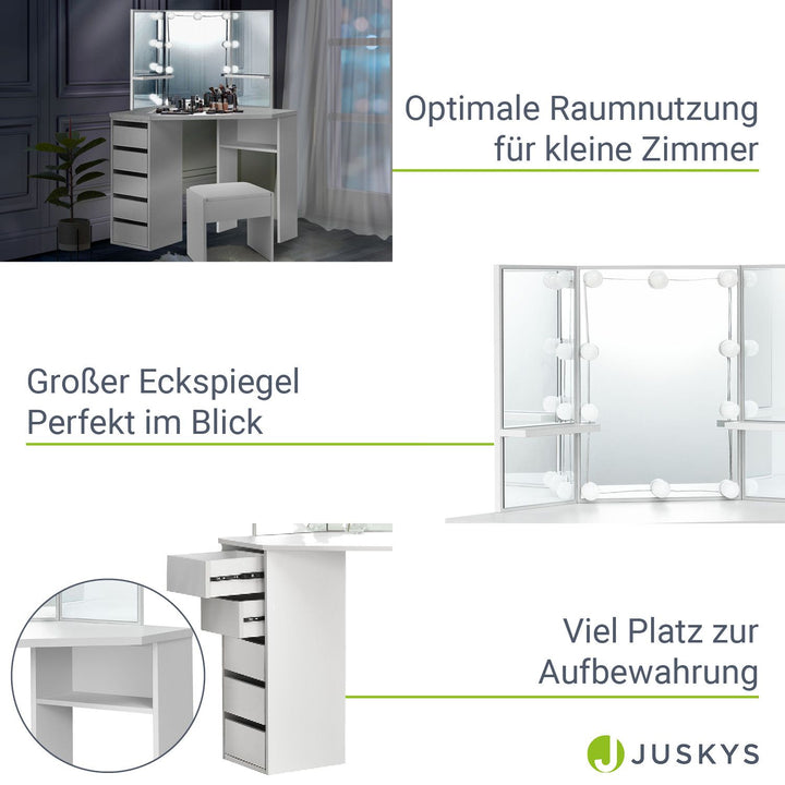 Make-uptafel Nova met kruk Melly