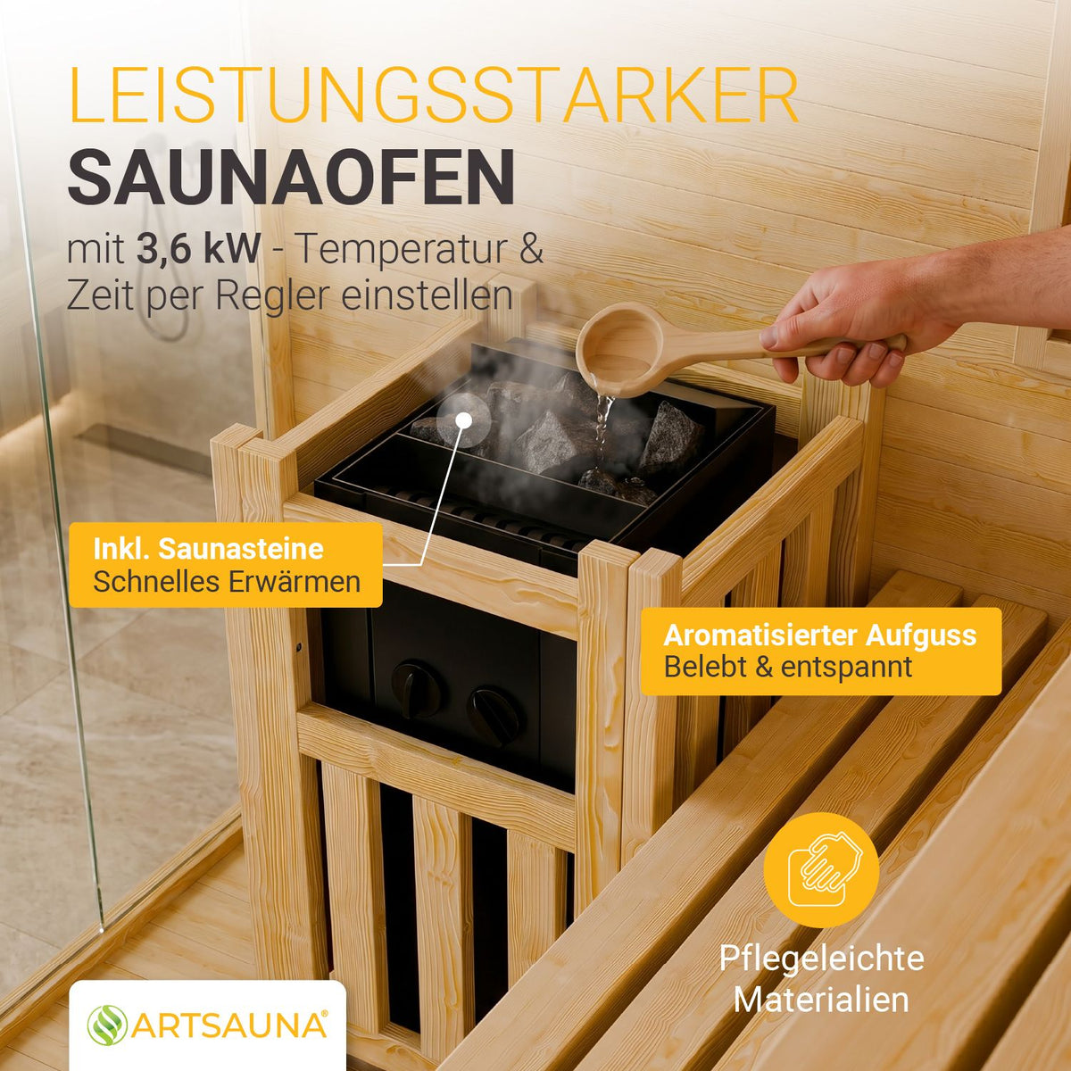 Traditionele sauna Vantaa - naturel