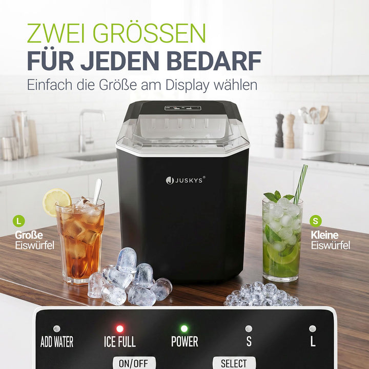 IJsblokjesmachine IceOracle – zelfreinigend, 12 kg ijs per dag