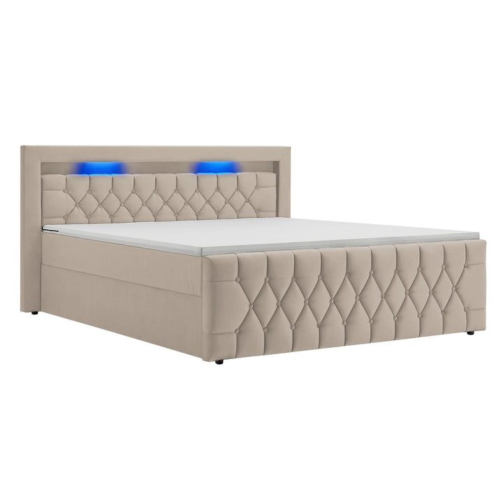 Boxspringbed Leona - Fluwelen