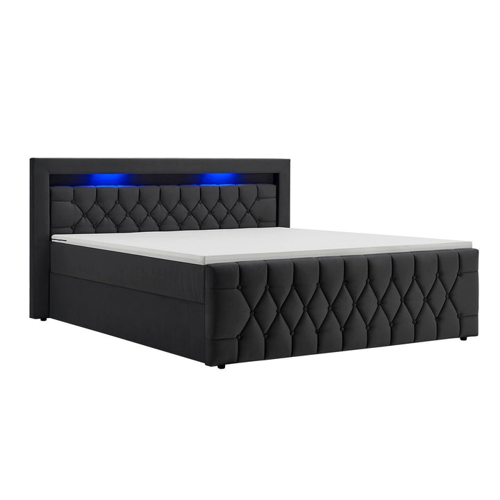 Boxspringbed Leona - Fluwelen