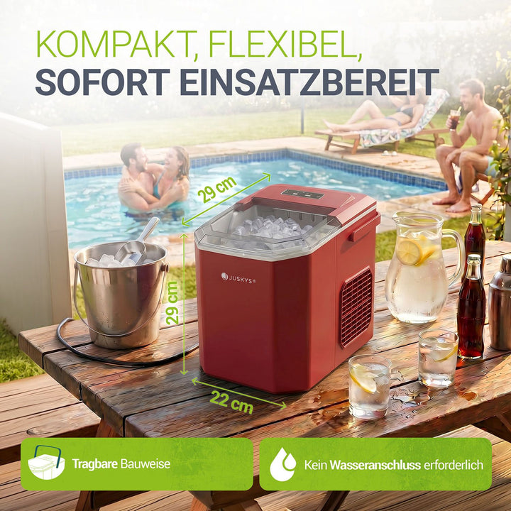 IJsblokjesmachine IceOracle – zelfreinigend, 12 kg ijs per dag