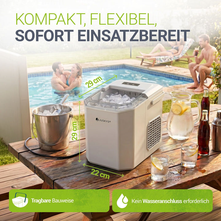 IJsblokjesmachine IceOracle – zelfreinigend, 12 kg ijs per dag