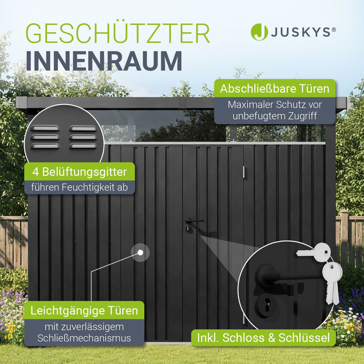 Metalen gereedschapsschuur Luzern