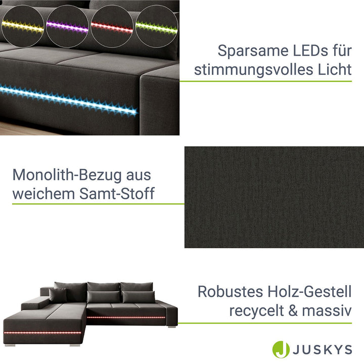Bank Davos mit LED