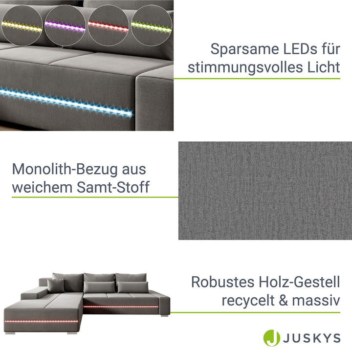 Bank Davos mit LED