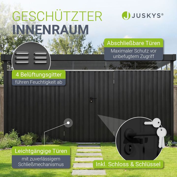 Metalen gereedschapsschuur Luzern