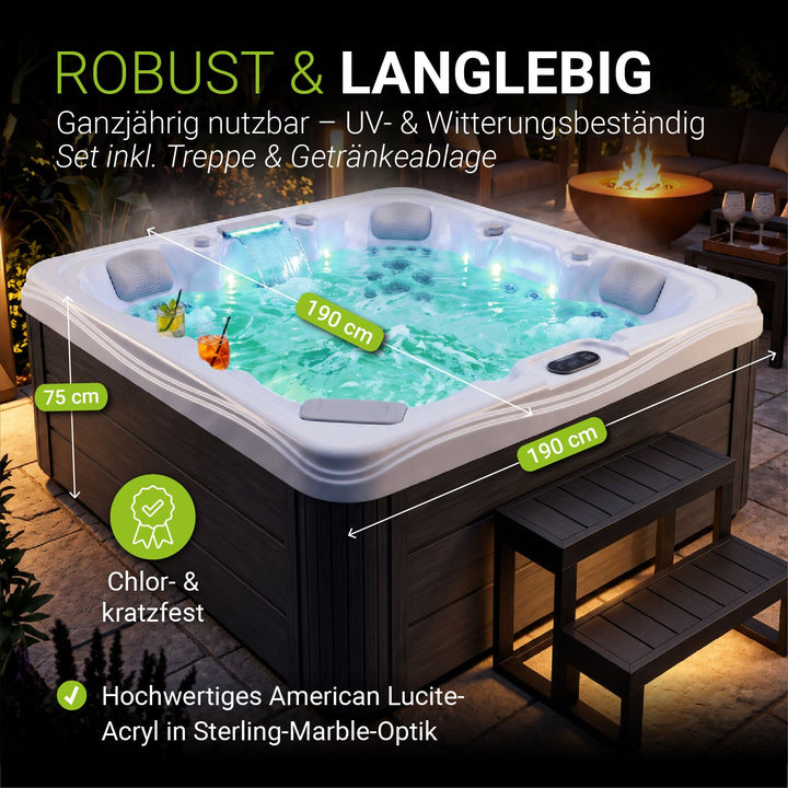 Whirlpool Oasis Max voor 5 personen