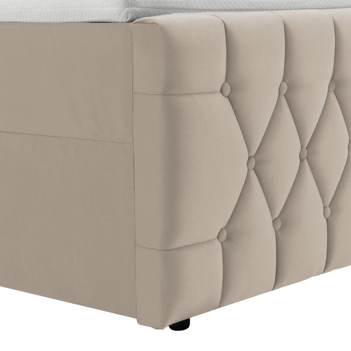 Boxspringbed Leona - Fluwelen