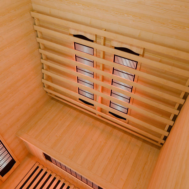 Infraroodcabine Nyborg S120V – 2 personen, diepe infraroodwarmte