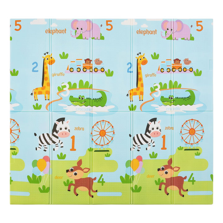 Speelmat 180 x 200 cm met diverse diermotieven