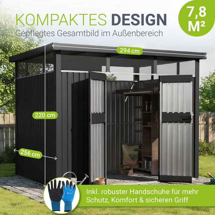 Metalen gereedschapsschuur Luzern