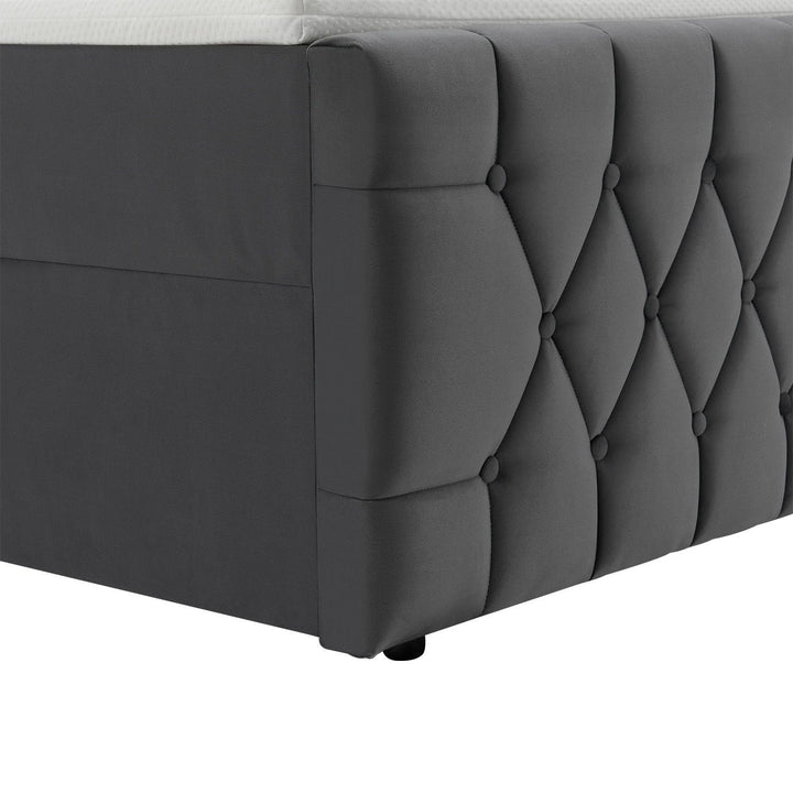 Boxspringbed Leona - Fluwelen