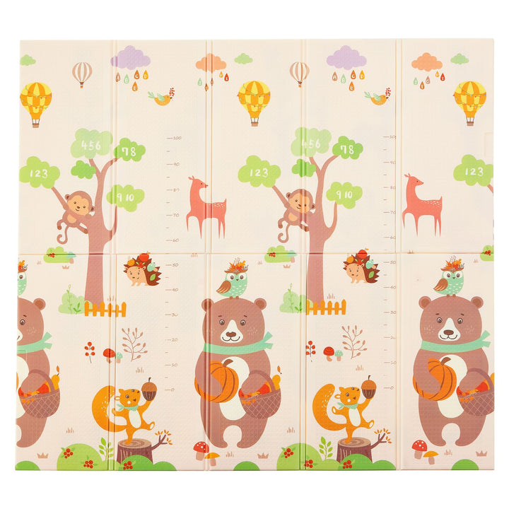 Speelmat 180 x 200 cm met diverse diermotieven