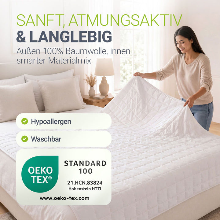 Verzwaringsdeken 135x200 cm – 5, 7 of 9 kg, met glasparels