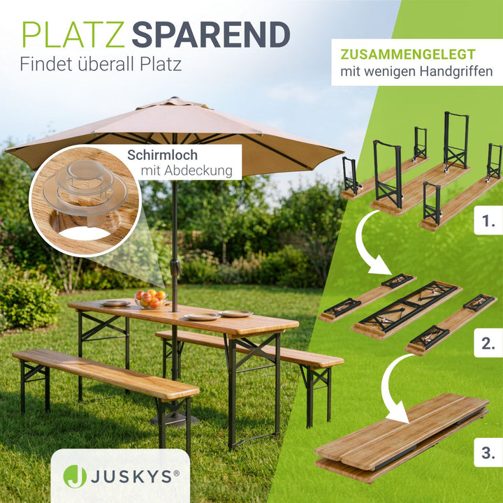 Biertentenset Bichl 170 cm