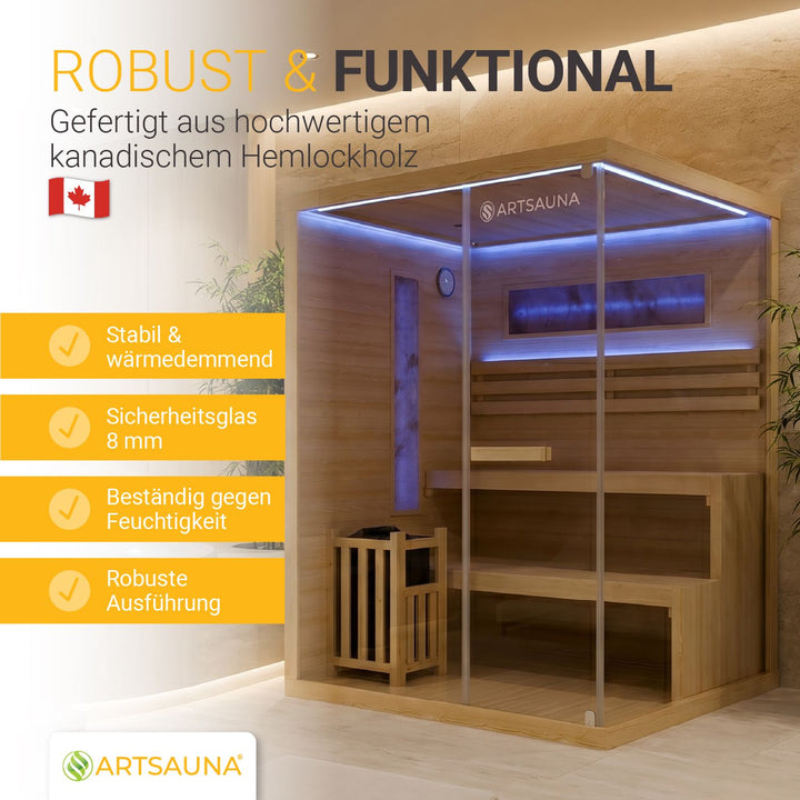 Traditionele sauna Vantaa - naturel