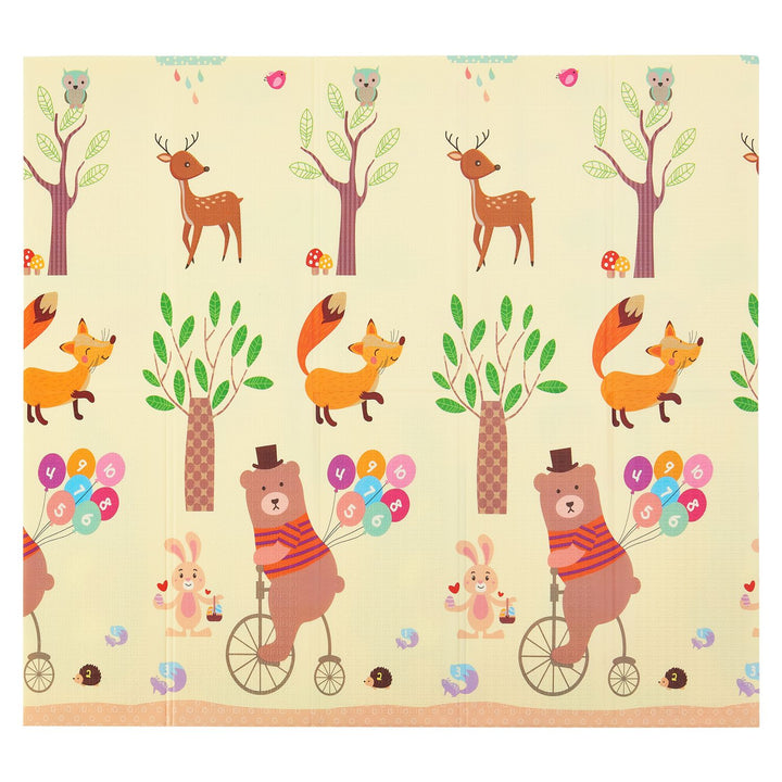 Speelmat 180 x 200 cm met diverse diermotieven