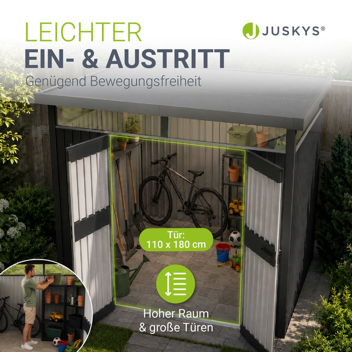 Metalen gereedschapsschuur Luzern