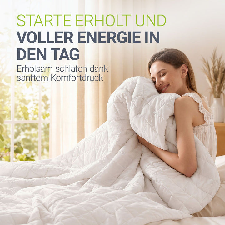 Verzwaringsdeken 135x200 cm – 5, 7 of 9 kg, met glasparels