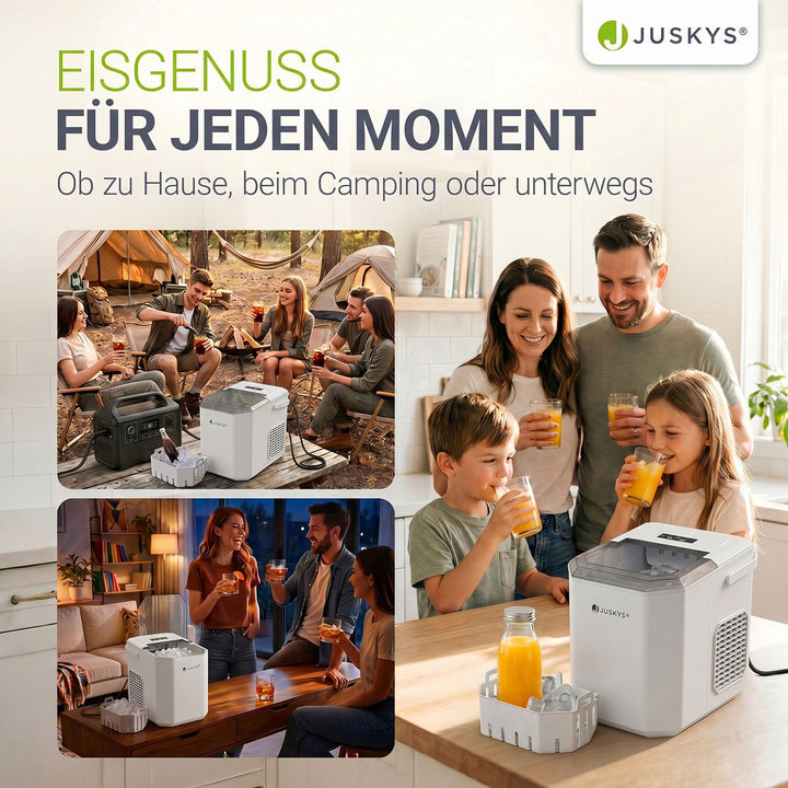 IJsblokjesmachine IceOracle – zelfreinigend, 12 kg ijs per dag