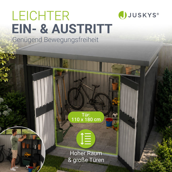 Metalen gereedschapsschuur Luzern